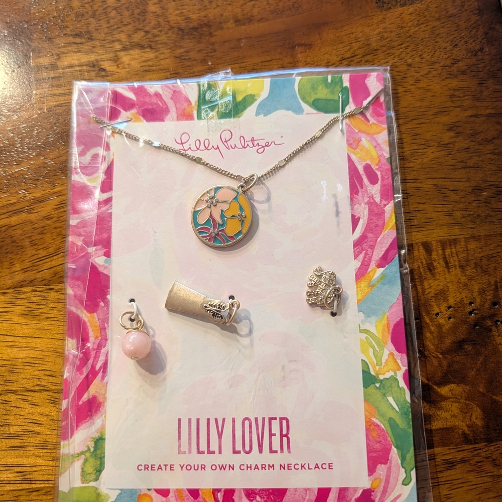 Lilly Pulitzer Charm Necklace Set